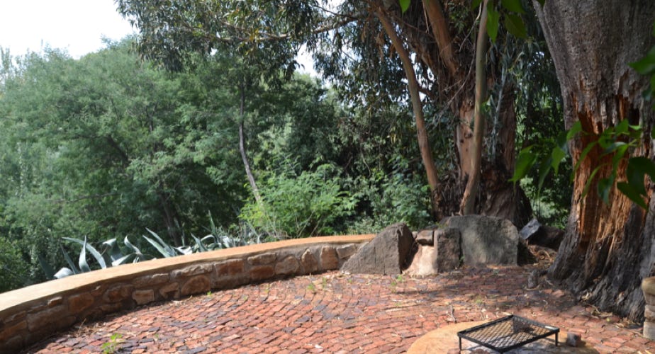 Braai facilities and beautiful garden